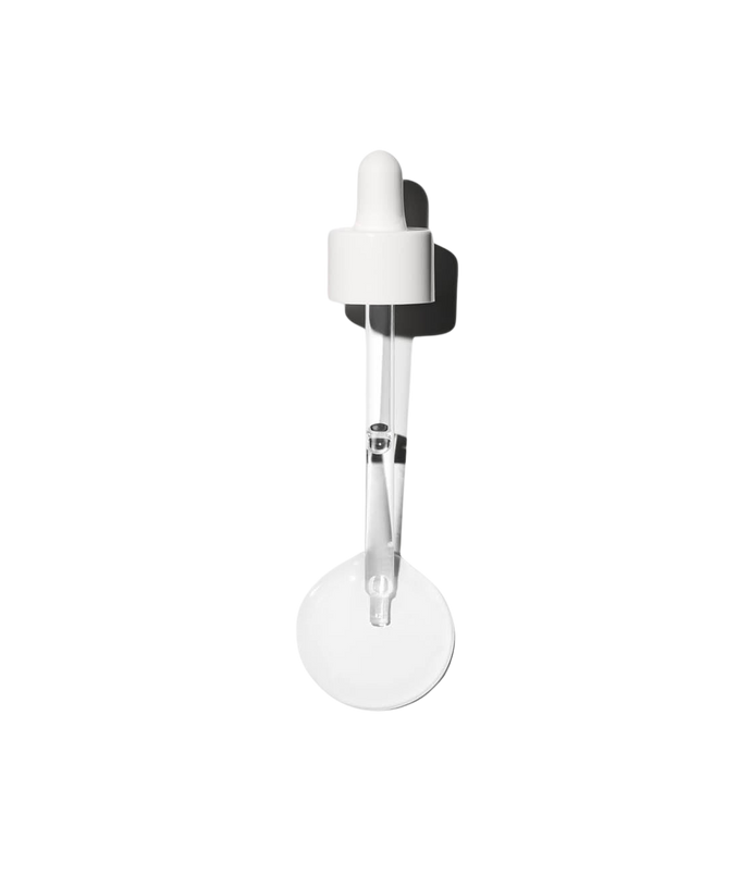 Photo in white background of a white pipette